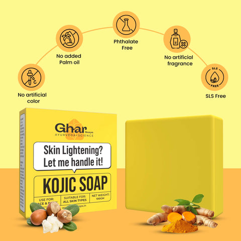 Kojic acid & Niacinamide Soap (Glow Bar)