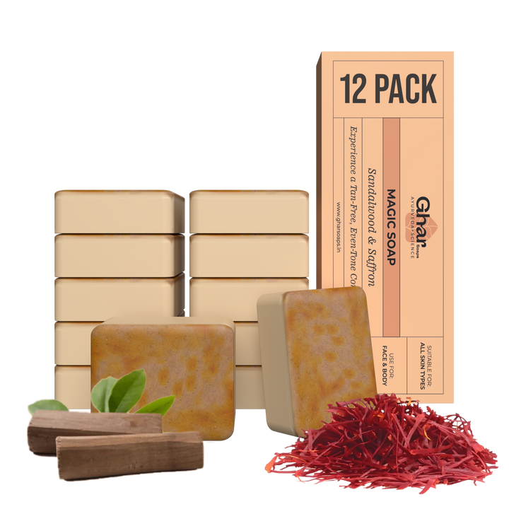 Magic Soap (Sandal Wood and Saffron Soap)